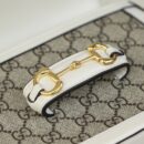 658574 Gucci 马衔扣1955系列GG迷你手袋 Gucci马鞍包 白色