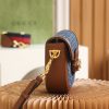 658574 Gucci 马衔扣1955系列迷你手袋 Gucci马鞍包 深蓝色