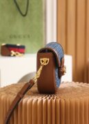 658574 Gucci 马衔扣1955系列迷你手袋 Gucci马鞍包 深蓝色