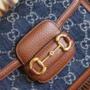 658574 Gucci 马衔扣1955系列迷你手袋 Gucci马鞍包 深蓝色