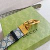 1660014506530627.jpg 627055 Gucci 双G带扣双面腰带 GG Supreme蓝色帆布男士皮带 金扣
