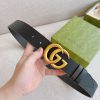 1660088465336855.jpg 627055 Gucci 双G带扣双面腰带 GG Marmont系列黑色男士皮带 金扣