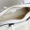 M6202 迪奥 VIBE BOWLING 拉链手袋中号 光滑牛皮保龄球包 白色