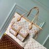 M20921 LV NEVERFULL 中号手袋 2022新款 LV购物袋子母包 白色