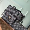 M46137 LV NEVERFULL 中号手袋 2022新款 LV购物袋子母包 黑色
