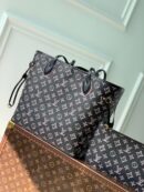 M46137 LV NEVERFULL 中号手袋 2022新款 LV购物袋子母包 黑色