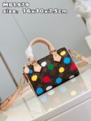 M81979 LV x YK NANO SPEEDY 手袋 草间弥生合作系列枕头包