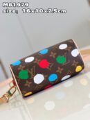 M81979 LV x YK NANO SPEEDY 手袋 草间弥生合作系列枕头包