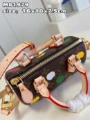 M81979 LV x YK NANO SPEEDY 手袋 草间弥生合作系列枕头包