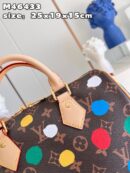 M46433 LV x YK SPEEDY BANDOULIèRE 25 手袋 草间弥生合作系列枕头包