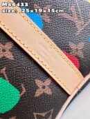 M46433 LV x YK SPEEDY BANDOULIèRE 25 手袋 草间弥生合作系列枕头包