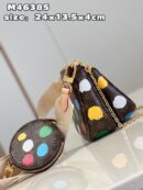 M46385 LV x YK MULTI POCHETTE ACCESSOIRES 手袋 LV草间弥生系列五合一