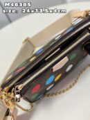 M46385 LV x YK MULTI POCHETTE ACCESSOIRES 手袋 LV草间弥生系列五合一