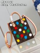 M81867 LV x YK PETIT SAC PLAT 手袋 LV2023新款草间弥生系列女包