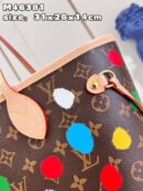 M46381 LV x YK NEVERFULL 中号手袋 LV2023新款草间弥生系列购物袋