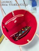 M46381 LV x YK NEVERFULL 中号手袋 LV2023新款草间弥生系列购物袋