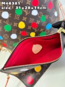 M46381 LV x YK NEVERFULL 中号手袋 LV2023新款草间弥生系列购物袋