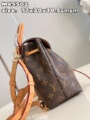 M45502 LV MONTSOURIS BB 双肩包 Monogram 帆布女士背包
