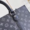 M46452 LV SAC PLAT 手袋 LV Monogram Eclipse 涂层帆布手提单肩公文包