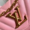 M20853 LV NEW WAVE 小号链条包 绗缝牛皮单肩斜挎包 粉色