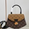 1681864100455432.jpg M46548 LV Tilsitt 手袋 翻盖S-lock 锁扣拼色扇形包