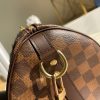 1682471378936675.jpg N41367 LV Speedy 30 手袋(配肩带)Damier Ebene 涂层帆布枕头包