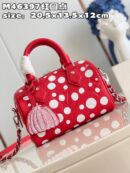 M46411 LV x YK SPEEDY BANDOULIERE 20 手袋 草间弥生合作系列枕头包