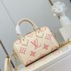 M46397 LV SPEEDY BANDOULIERE 20 手袋 Monogram 花卉图案枕头包
