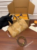 M81457 LV NANO SPEEDY 手袋 压纹软粒面牛皮mini枕头包