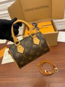 M81085 LV NANO SPEEDY 手袋 Monogram 涂层帆布mini枕头包
