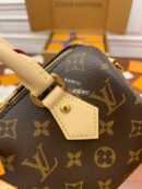 M46234 LV SPEEDY BANDOULIERE 20手袋 Monogram 涂层帆布枕头包 黑色背带