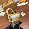 1682558416240254.jpg M46222 LV SPEEDY BANDOULIERE 20手袋 Monogram 涂层帆布枕头包 粉色背带