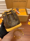 M81266 LV NANO NOE 手袋 Monogram 涂层帆布mini水桶包