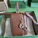 744434 古驰Gucci Blondie系列手提包 Gucci相机包 棕色