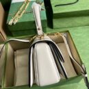 735101 Gucci Blondie系列手提包 圆形互扣式双单间手提包 白色