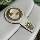 735101 Gucci Blondie系列手提包 圆形互扣式双单间手提包 白色