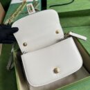 735101 Gucci Blondie系列手提包 圆形互扣式双单间手提包 白色