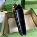 699268 Gucci Blondie系列肩背包 圆形互扣式双G单肩包 黑色