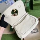 699268 Gucci Blondie系列肩背包 圆形互扣式双G单肩包 白色