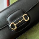735178 Gucci Horsebit 1955系列肩背包 古驰手提单肩包 黑色