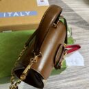 703848 Gucci Horsebit 1955系列迷你手袋 古驰女士单肩手提包 棕色