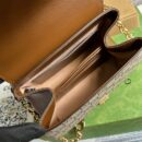 703848 Gucci Horsebit 1955系列迷你手袋 古驰女士单肩手提包 棕色