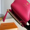 1684476545650772.jpg M41939 LV ROSALIE 零钱包 Monogram 帆布短夹 LV豆豆钱包 玫红