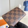 N64423 LV ROSALIE 零钱包 Damier Ebene 帆布钱包 LV豆豆钱夹 粉色
