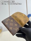 M82333 LV ROSALIE 零钱包 Monogram Reverse 拼色帆布钱夹 LV豆豆钱夹