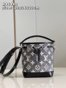 M46449 LV NANO NOE 手袋 Monogram 提花丹宁布 LV迷你水桶包