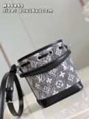 M46449 LV NANO NOE 手袋 Monogram 提花丹宁布 LV迷你水桶包