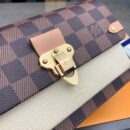 N60237 LV VAVIN 链条包 Damier Ebene 帆布配牛皮迷你女包 奶白色