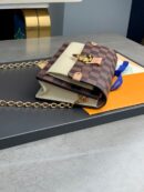 N60237 LV VAVIN 链条包 Damier Ebene 帆布配牛皮迷你女包 奶白色