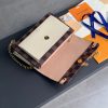 N60237 LV VAVIN 链条包 Damier Ebene 帆布配牛皮迷你女包 奶白色